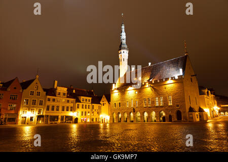 Blaue Halle Haus Stockfoto