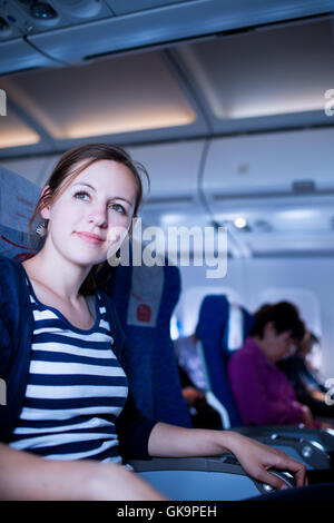 Frau Vorstand Reisen Stockfoto