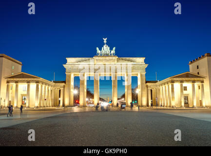 das Brandenburger Tor am Pariser platz Stockfoto