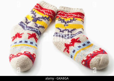 warme Socken Stockfoto