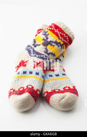 warme Socken Stockfoto