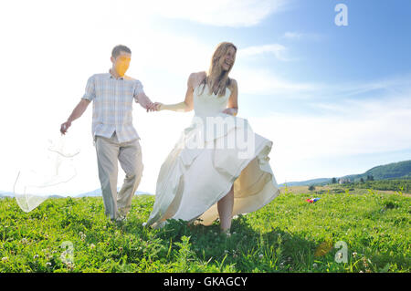 Frau-Menschen-Menschen Stockfoto