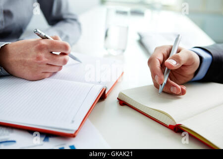 Seminar-Karriere-hand Stockfoto