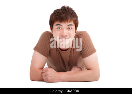 isolierte Gesicht Chinesisch Stockfoto