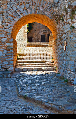 historische Stein Treppe Stockfoto