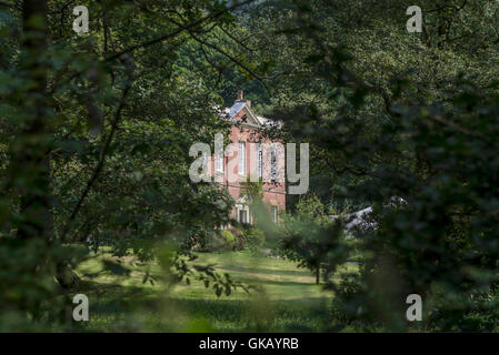 Rivington Hall. Im Grade II aufgeführten georgianischen Gebäude in Rivington, Lancashire, England. Stockfoto