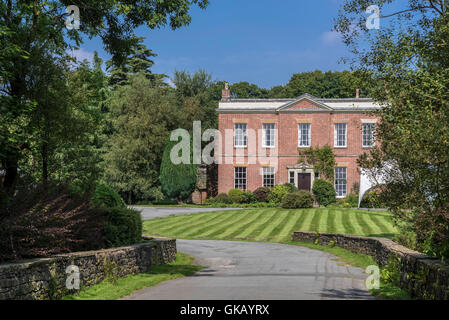 Rivington Hall. Im Grade II aufgeführten georgianischen Gebäude in Rivington, Lancashire, England. Stockfoto