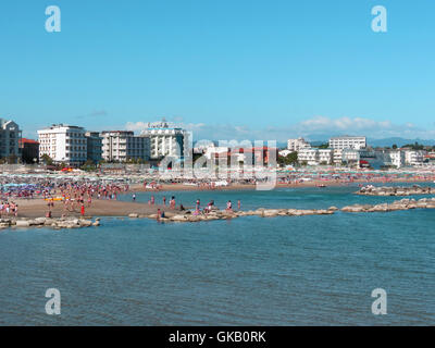 Tourismus-Strand-Meer Stockfoto