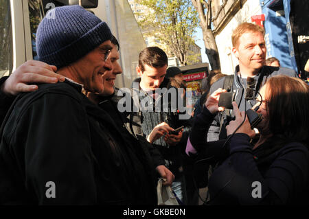 Trainspotting 2 Dreharbeiten Edinburgh mit: Danny Boyle wo: Schottland, Vereinigtes Königreich: 15. Mai 2016 Stockfoto