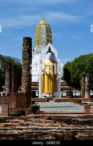 Wat Phra Sri Rattana Mahathat Thai Tempel Phitsanulok Thailand Stockfoto