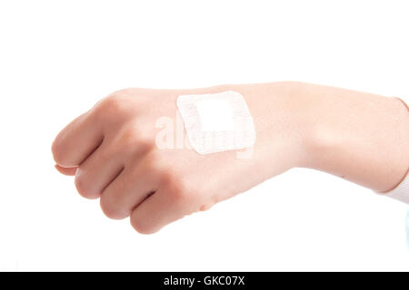 Hand-Gesundheit-Verband Stockfoto