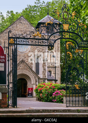 St Pancras Old Church, London, außen Stockfoto