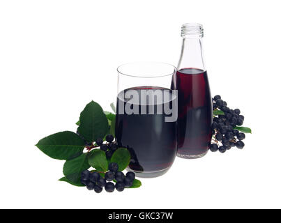 Aronia Saft - Aronia Saft 02 Stockfoto