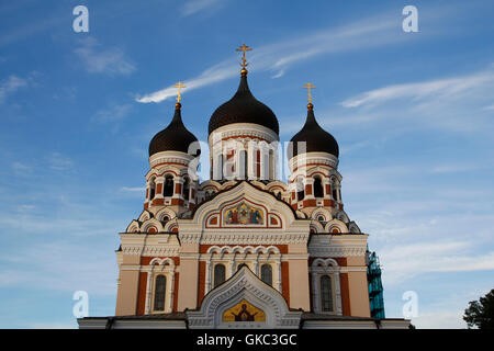 Alexander Nevsky orthodoxe Kathedrale in Tallinn, Estland Stockfoto