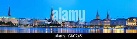 Hamburg-Blick-Blick Stockfoto