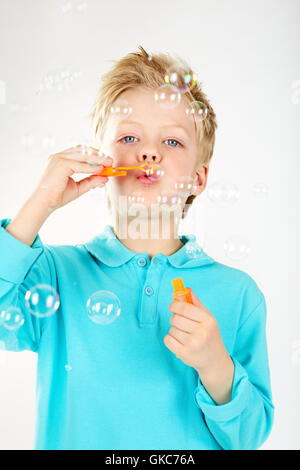 Kerl blauen Menschen Stockfoto