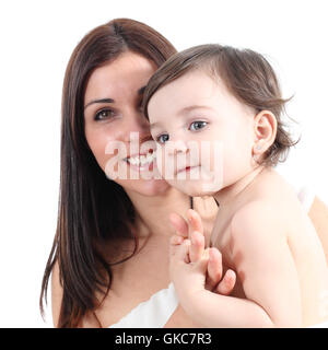 Frau nahe Menschen Stockfoto