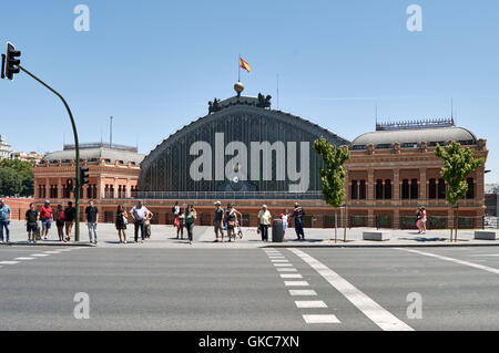 Madrid Atocha-Bahnhof (Estación de Madrid Atocha) Stockfoto