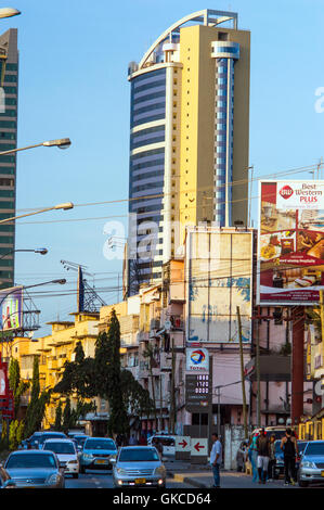 PSPF Türme von Nyerere Road, Dar-es-Salaam, Tansania Stockfoto