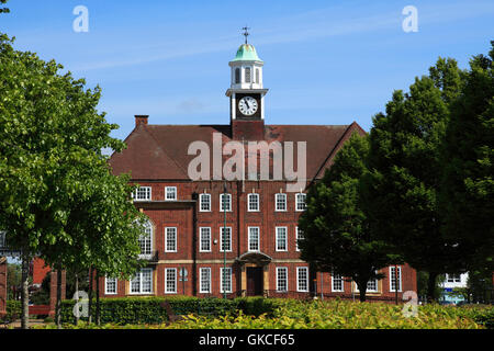 Rathaus, Letchworth Garden City, Hertfordshire County, England, UK Stockfoto