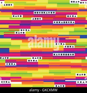 Bunte Musterdesign Stock Vektor