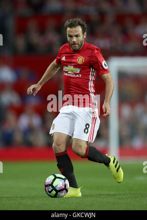 Manchester United Juan Mata in der Premier League match im Old Trafford, Manchester. PRESSEVERBAND Foto. Bild Datum: Freitag, 19. August 2016. Vgl. PA Geschichte Fußball Man Utd. Bildnachweis sollte lauten: Nick Potts/PA Wire. Einschränkungen: EDITORIAL verwenden nur keine unbefugten Audio, Video, Daten, Spielpläne, Verbandsliga/Logos oder "live"-Dienste. Im Spiel Onlinenutzung beschränkt auf 75 Bilder, keine video Emulation. Keine Verwendung in Wetten, Spiele oder Vereinsspieler/Liga/Einzelpublikationen. Stockfoto