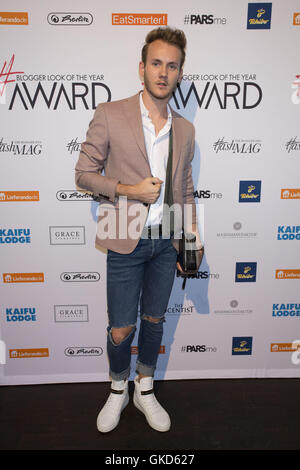 Blogger-Look of the Year Award bei Ehemaliges berührten, Hamburg Featuring: Philipp Liftinger Where: Hamburg, Deutschland: 19. Mai 2016 Stockfoto