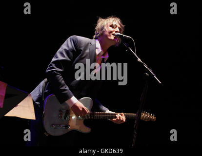 Britische Singer/Songwriter Peter Doherty Durchführung im Hackney Empire auf Donnerstag, 5. Mai 2016 (Fotos von Ian Bines/WENN) Featuring: Peter Doherty wo: London, Vereinigtes Königreich bei: 19. Mai 2016 Stockfoto