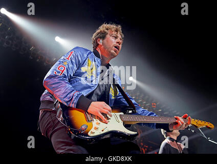 Erforming bei Manchester Arena Featuring kaputt: Busted, James Bourne wo: Manchester, Vereinigtes Königreich bei: 21. Mai 2016 Stockfoto