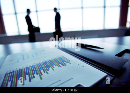 Office-Makro-Nahaufnahme Stockfoto