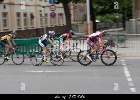 Gera, Deutschland - 30. Juni 2016: Radrennen in Gera. Deutschland Stockfoto