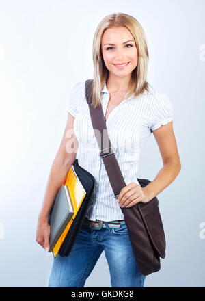 Frau Bildung Schulmädchen Stockfoto