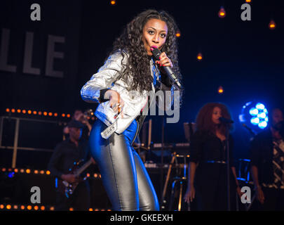 Beverley Knight tritt im The Pavilion in Bournemouth, England Featuring: Beverley Knight Where: Bournemouth, Vereinigtes Königreich: 24. Mai 2016 Stockfoto