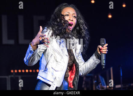 Beverley Knight tritt im The Pavilion in Bournemouth, England Featuring: Beverley Knight Where: Bournemouth, Vereinigtes Königreich: 24. Mai 2016 Stockfoto