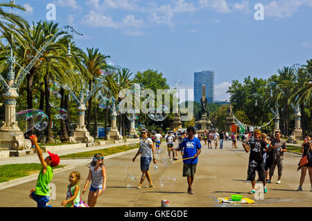 Arc de Triomf - Barcelona, Katalonien, Spanien Stockfoto