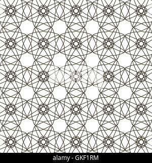 abstrakte geometrische Vintage Tapete Muster Hintergrund. Vektor-illustration Stock Vektor