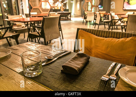 Hotel-Restaurant-Interieur Stockfoto