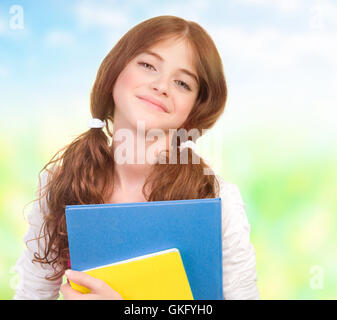 Bildung-Porträt-Schulmädchen Stockfoto