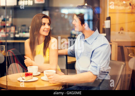 Frau zu sprechen, sprechen Stockfoto