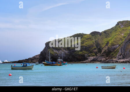 Lulworth Cove, Dorset, England, Vereinigtes Königreich Stockfoto