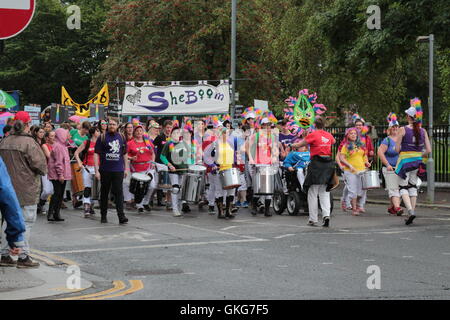 Glasgow Gay Pride 2016 Parade durch die Innenstadt Stockfoto