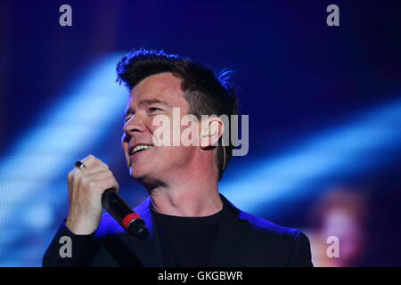 Tolle Musik von Rick Astley Stockfoto