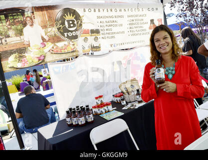 Los Angeles, Ca, USA. 20. August 2016. Alicia Brown im Leimert Park Village Buchmesse am 20. August 2016 in Los Angeles, CA. Credit: Koi Sojer/Snap'n U Fotos/Medien Punch/Alamy Live-Nachrichten Stockfoto