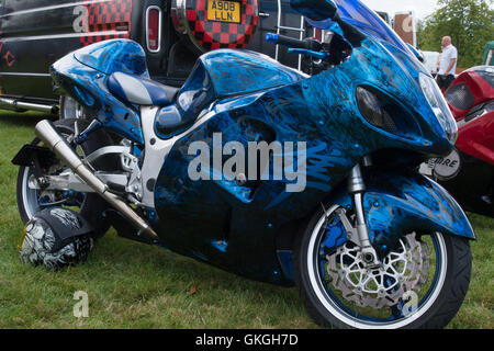 Brentwood Essex 21. August 2016 Custom Motorrad im Custom Culture Show 2016, Brentwood, Essex Credit: Ian Davidson/Alamy Live-Nachrichten Stockfoto