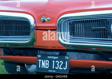 Brentwood, Essex, 21. August 2016 detail auf einem Dodge auf der Custom-Kultur-Show, 2016, Brentwood, Credit: Ian Davidson/Alamy Live News Stockfoto