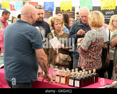 Frosts Chili Festival in Frosts Gartencenter, Willington in der Nähe von Bedford, UK. 21. August 2016. Bildnachweis: KEITH MAYHEW/Alamy Live-Nachrichten Stockfoto