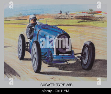 1927-Bugatti Typ 35 Stockfoto