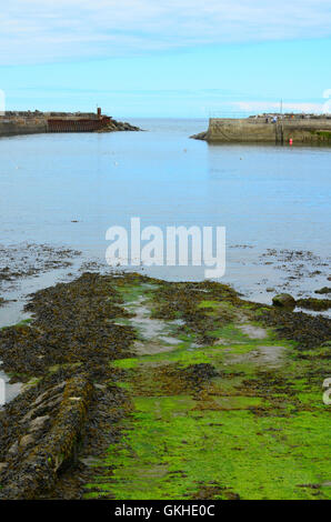 Blick auf das Meer vom Meer Angeln Dorf von Staithes in North Yorkshire England UK Stockfoto