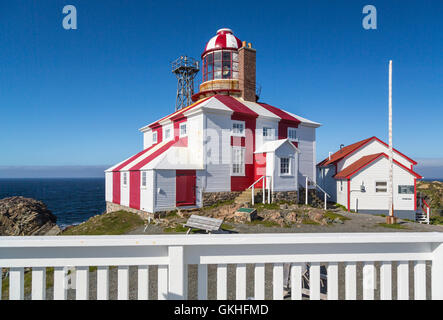 Der historische Leuchtturm Cape Bonavista, Neufundland und Labrador, Kanada. Stockfoto