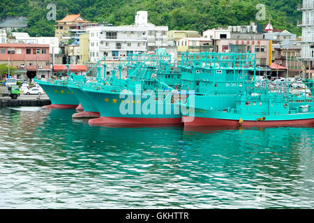 Geschäfte in Su'Ao, Taiwan Stockfoto